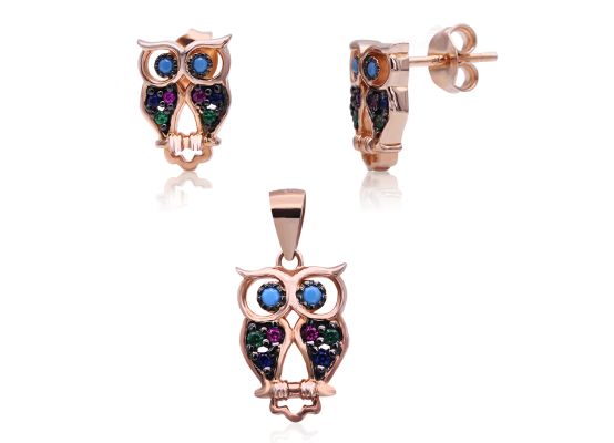 MOISS stříbrná sada SOVA