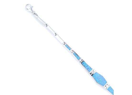 MOISS stříbrný náramek OPÁL