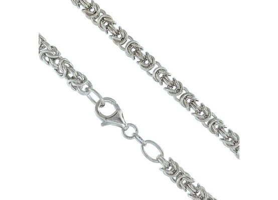 MOISS stříbrný řetízek BIZZANTINA