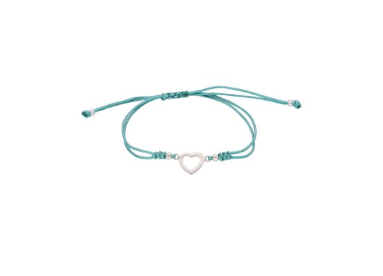 MOISS provázkový náramek SRDCE