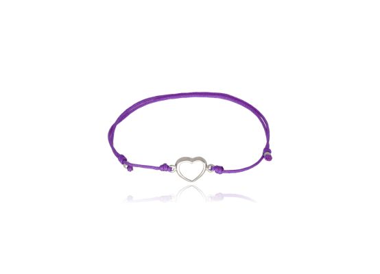 MOISS provázkový náramek SRDCE