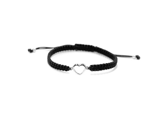 MOISS provázkový náramek SRDCE