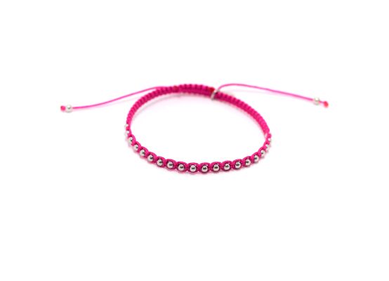 MOISS provázkový náramek s kuličkami