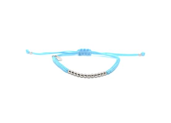 MOISS provázkový náramek s kuličkami