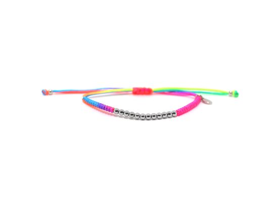 MOISS provázkový náramek s kuličkami