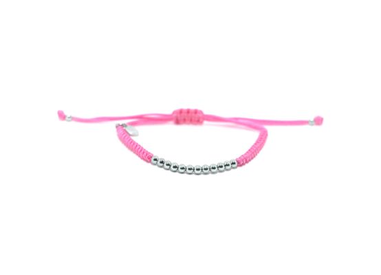 MOISS provázkový náramek s kuličkami