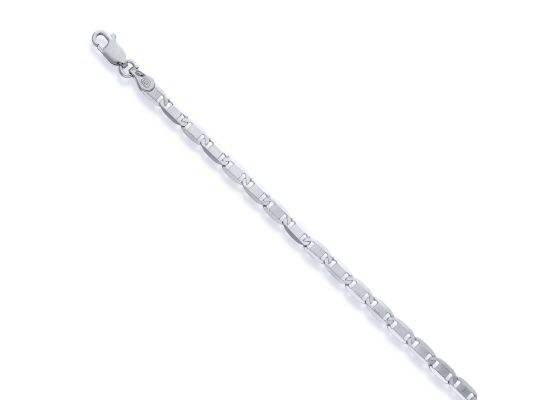 MOISS stříbrný řetízkový náramek VALENTINO