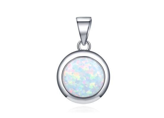 MOISS stříbrný přívěsek OPÁL