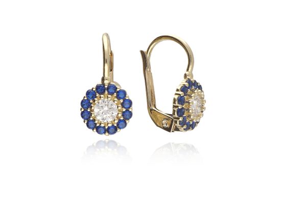 MOISS náušnice ze žlutého zlata