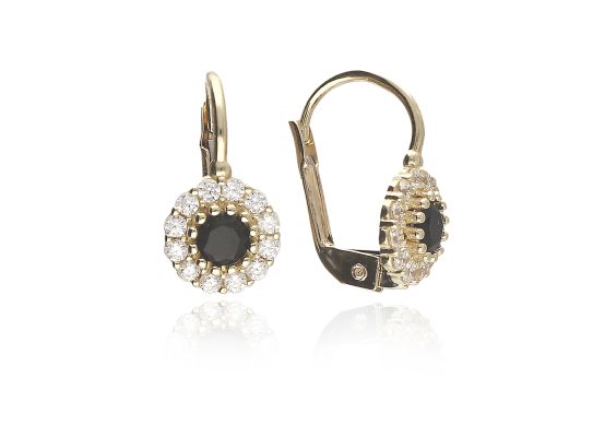 MOISS náušnice ze žlutého zlata