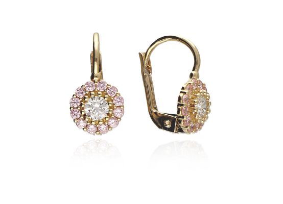 MOISS náušnice ze žlutého zlata