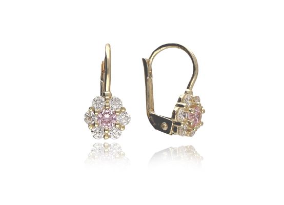 MOISS náušnice ze žlutého zlata