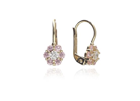 MOISS náušnice ze žlutého zlata