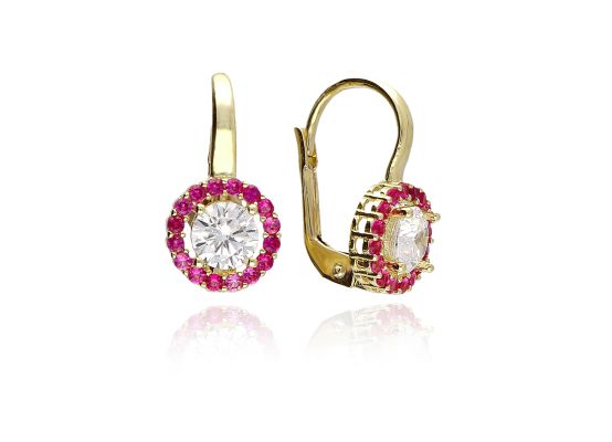 MOISS náušnice ze žlutého zlata