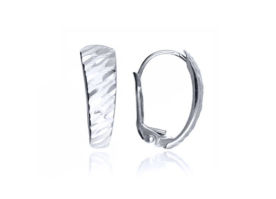 MOISS náušnice z bílého zlata