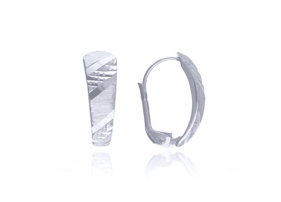 MOISS náušnice z bílého zlata