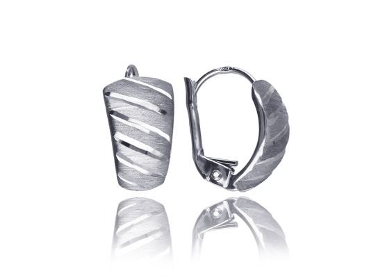 MOISS náušnice z bílého zlata