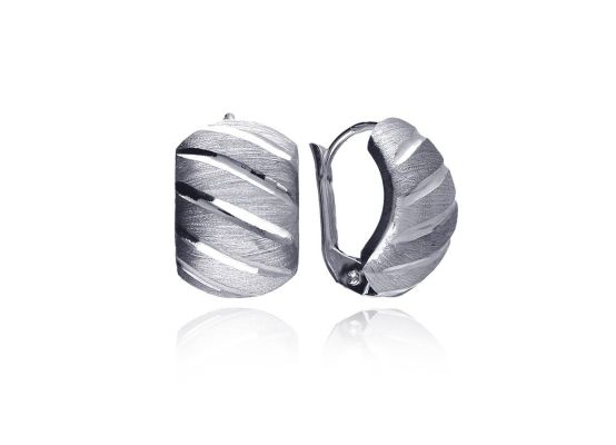 MOISS náušnice z bílého zlata