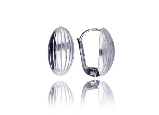 MOISS náušnice z bílého zlata