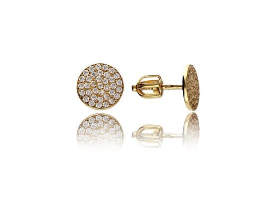 MOISS náušnice ze žlutého zlata