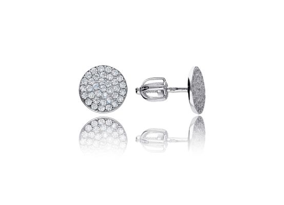 MOISS náušnice z bílého zlata