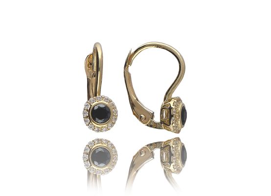 MOISS náušnice ze žlutého zlata