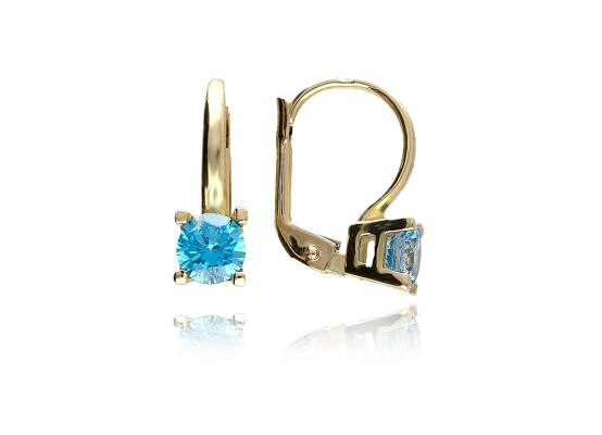 MOISS náušnice ze žlutého zlata