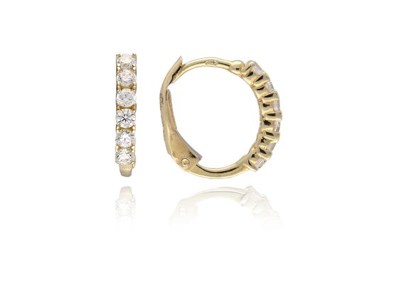 MOISS dětské náušnice ze žlutého zlata