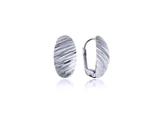 MOISS náušnice z bílého zlata