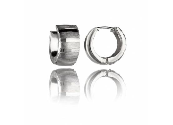 MOISS náušnice z bílého zlata