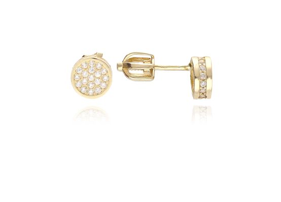 MOISS náušnice ze žlutého zlata
