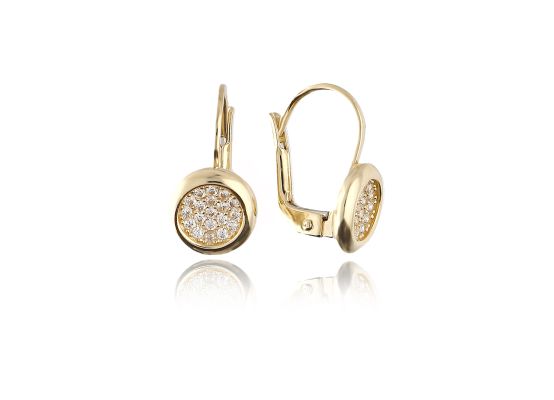 MOISS náušnice ze žlutého zlata
