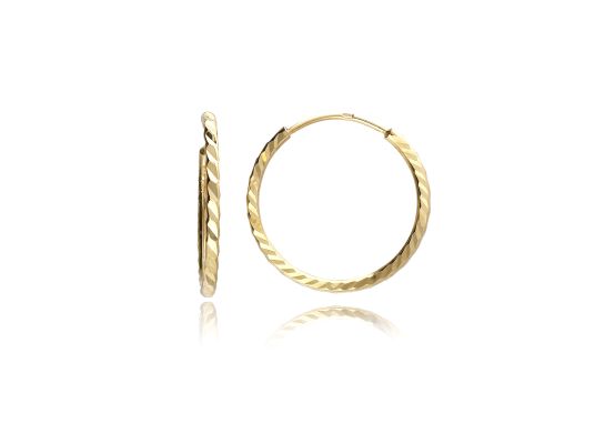 MOISS náušnice ze žlutého zlata