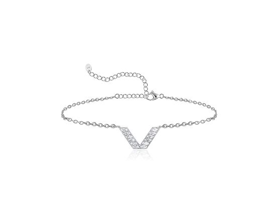 MOISS stříbrný náramek na nohu