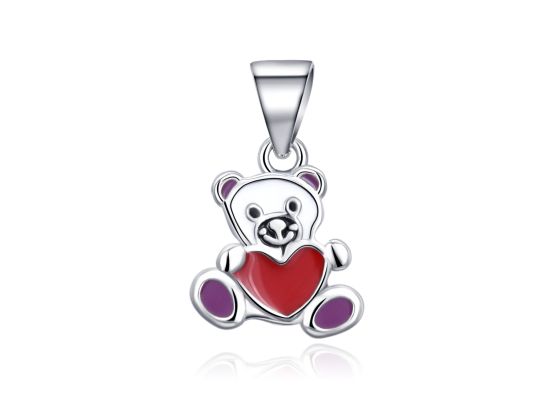 MOISS stříbrný přívěsek MEDVÍDEK