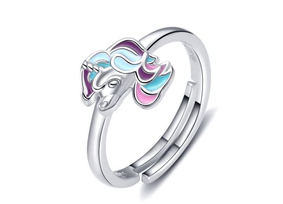 MOISS stříbrný prsten JEDNOROŽEC