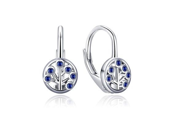 MOISS stříbrné náušnice STROM