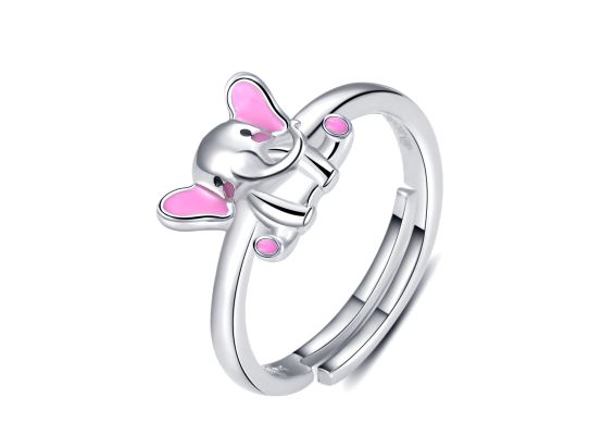 MOISS stříbrný prsten SLON