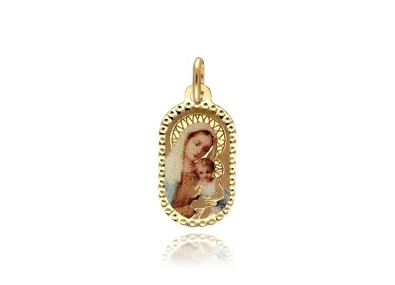 MOISS přívěsek ze žlutého zlata MADONKA
