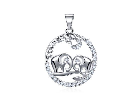 MOISS stříbrný přívěsek SLON