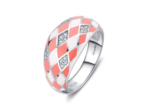 MOISS stříbrný prsten SMALT