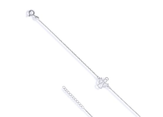 MOISS náramek z bílého zlata ANDĚL