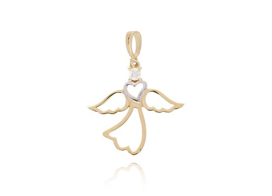 MOISS přívěsek ze žlutého zlata ANDĚL