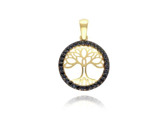 MOISS přívěsek ze žlutého zlata STROM ŽIVOTA