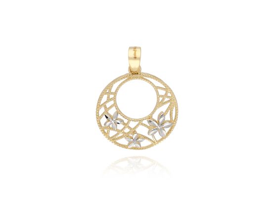 MOISS přívěsek ze žlutého zlata KVĚTINY