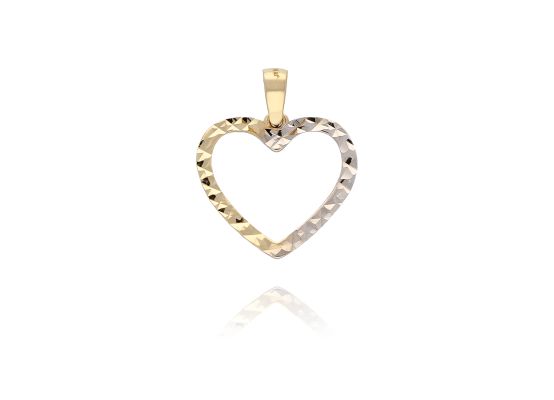 MOISS přívěsek ze žlutého zlata SRDCE
