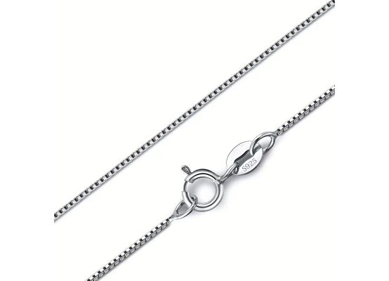 MOISS stříbrný řetízek BOX