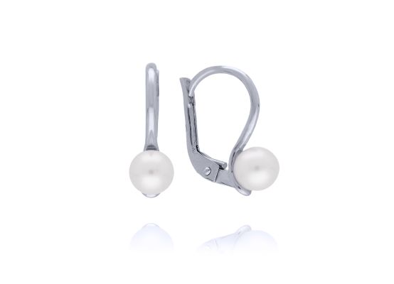 MOISS náušnice z bílého zlata