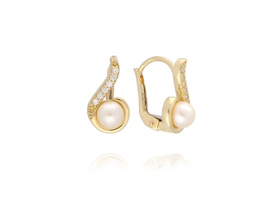 MOISS náušnice ze žlutého zlata