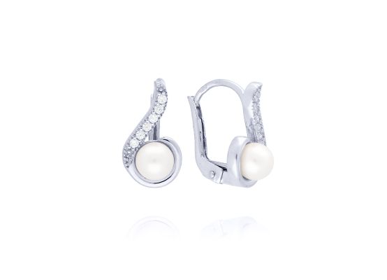 MOISS náušnice z bílého zlata
